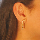 earrings, studs, gift, gold thumbnail