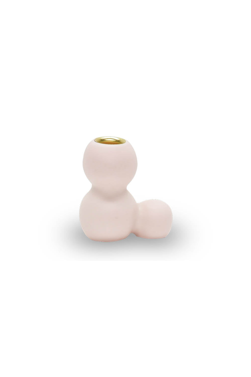 BUBBLE Small Candleholder in Pale Rose