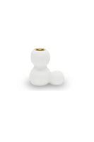BUBBLE Small Candleholder in White thumbnail