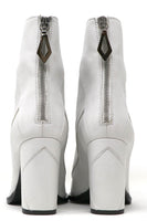 Almasi White Vegan Apple Leather Boots thumbnail