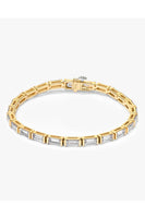 VRAI Baguette Tennis Bracelet in Yellow Gold thumbnail
