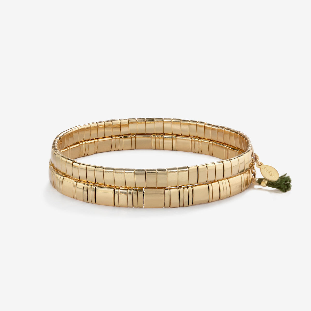 Tilu Bracelet Set, Fortknox | SHASHI Gold Bracelet